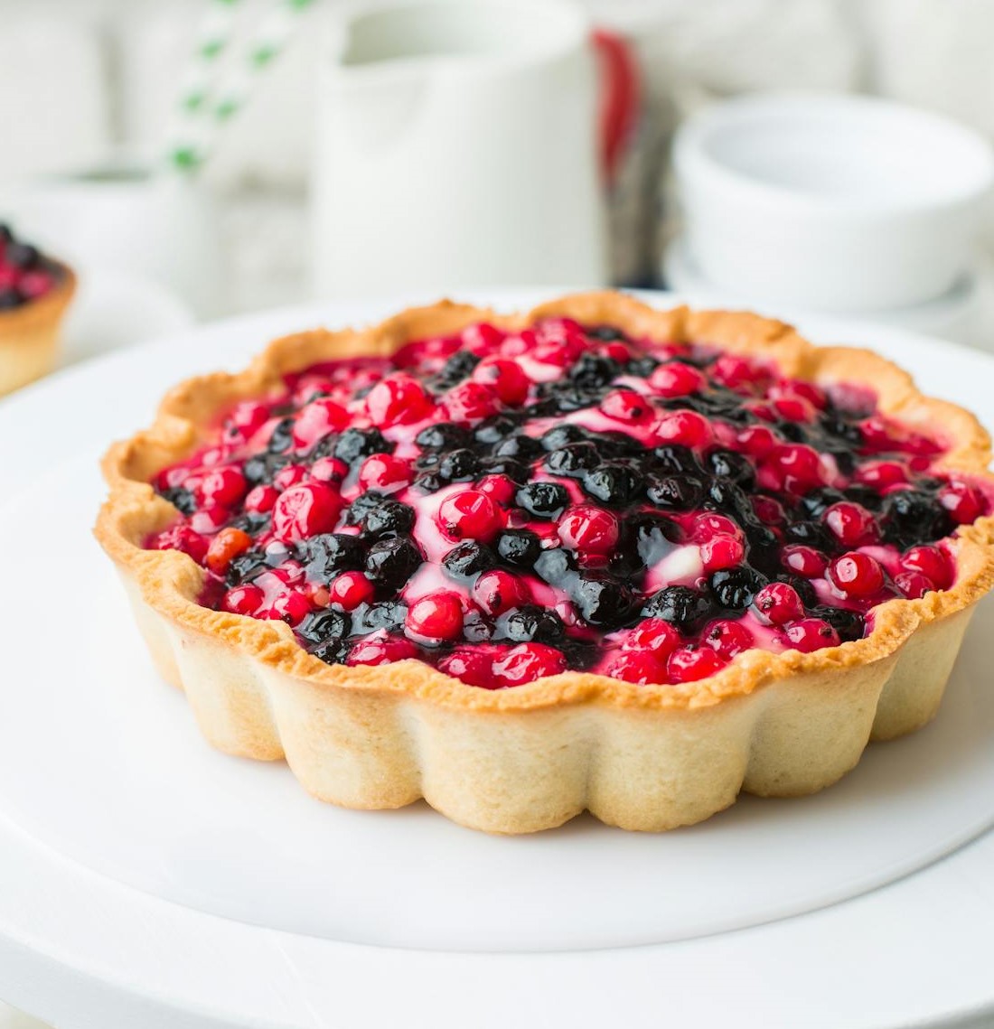 Tarte aux fruits rouges